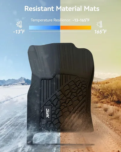Miniatura 4 de 3W Alfombrillas de Piso Compatibles con Jeep Grand Cherokee 2016-2021/ Grand Cherokee WK 2022 2023/ Dodge Durango 2016-2021