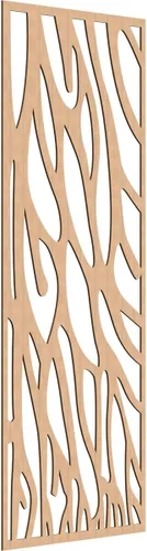 Miniatura 88 de 9 3/8"W x 24 3/8"H x 1/4"T Bristol Decorativos Paneles de Pared de Madera Calado, Cereza