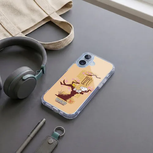 Miniatura 252 de Carcasa de gel para iPhone 7 Plus/iPhone 8 Plus, diseño de Snoopy Oriental de Peanuts, Badges