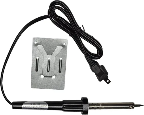 Soldador de 30 W, punta de precisión reemplazable, 30 W, reparación de circuito electrónico cónico de punta fina, placas impresas con orificios