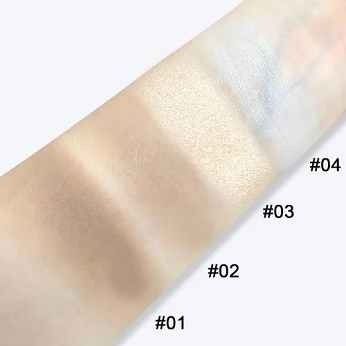 Miniatura 4 de Paleta de contorno Bronzer, polvo de contorno mate, bronceador tono fresco para piel clara y clara, contorno mate construible, polvo gris