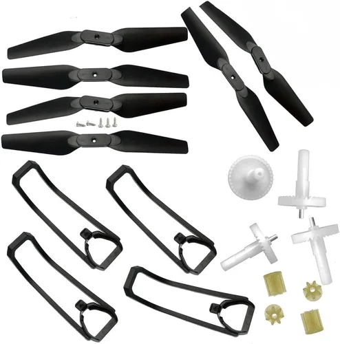 Miniatura 2 de FOLD Drone E525 LS-E525 E88 Teng1 Compatible Spare Parts Set Compatible With RC Quadcopter Including Arms Motor Propeller Landing Gear And Guards