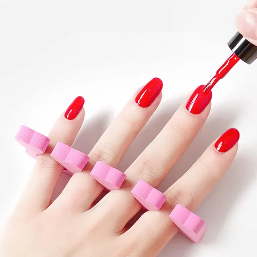 Miniatura 3 de Emivery 50 separadores de uñas rosadas para manicura y pedicura para mujeres y niñas