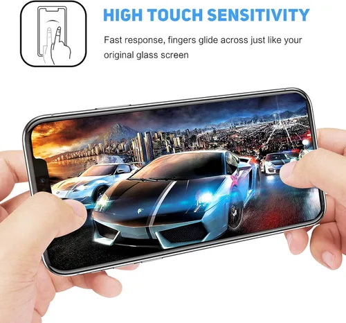 Miniatura 5 de for ZTE Blade A53 Pro Case with 2 x Tempered Glass Screen Protector, Transparent Shockproof Solf Silicone Protection Case for ZTE Blade A53 Pro