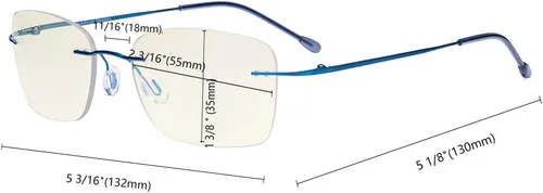 Miniatura 4 de Eyekepper Gafas de lectura de doble enfoque para lector de computadora sin marco
