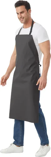 Miniatura 7 de Nanxson Delantal impermeable ajustable para lavavajillas para mujeres y hombres, delantal de trabajo de goma ligero para laboratorio, carnicero