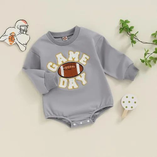 Miniatura 46 de FYBITBO Sudadera de cuello redondo para bebé niña y niño, mameluco de burbujas, camisa de manga larga, traje de San Valentín, ropa de otoño