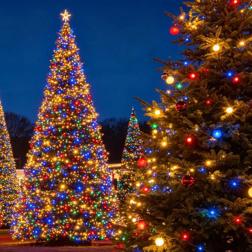 Miniatura 3 de LJLNION Guirnalda de 300 luces LED para exteriores e interiores, luces de Navidad extralargas de 98.5 pies, 8 modos de iluminación, luces de hadas