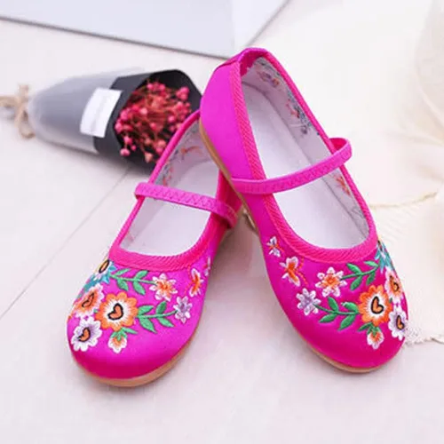 Miniatura 5 de IDOTTA Disfraz de Encanto Mirabel zapatos para niñas Isabela Madrigal Cosplay bordado Mary-Jane zapatos planos