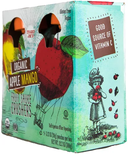 Miniatura 5 de Trader Joe's Trituradoras de salsa de frutas orgánicas de manzana y mango