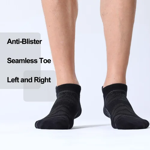 Miniatura 6 de FITRELL Paquete de 6 calcetines deportivos deportivos acolchados de corte bajo para hombre, 7-99-1212-15
