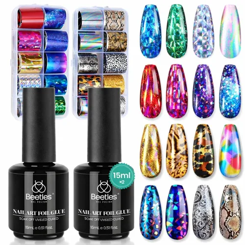 Miniatura 11 de Beetles - Látex líquido sin olor para uñas, 0.5 onzas líquidas, barrera de esmalte de uñas de látex blanco, protector de cutículas para gel