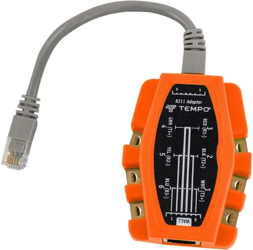 Miniatura 8 de Paladin Tools Adaptador modular PA1902 RJ45, 8 vías LAN CAT4-CAT6 RJ45 Contactos de cobre con muescas, enchufes sin enganches