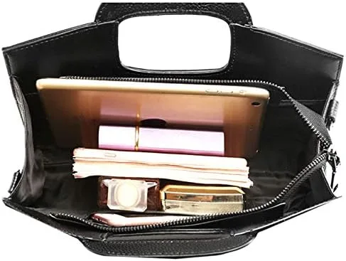 Miniatura 3 de Goclothod Bolso de mano con asa superior para mujer estilo vintage con solapa bandolera
