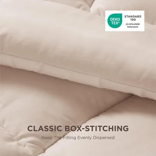 Miniatura 5 de Bedsure Relleno de edredón – Edredones acolchados tamaño individual XL, edredón para todas las estaciones, ropa de cama alternativa de plumón suave