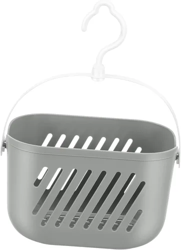 Hemoton Cesta colgante para baño, cesta de almacenamiento de cocina, escurridor de pared, despensa, 1 unidad
