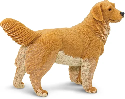 Miniatura 4 de Safari Ltd. Figura de Golden Retriever – Figura detallada de modelo de plástico de 4.5 pulgadas – Divertido juguete educativo para niños, niñas