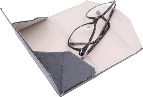 Miniatura 115 de Real Sic Funda para lentes de sol para hombres y mujeres, soporte magnético plegable para lentes de sol, inspirado en el color sólido