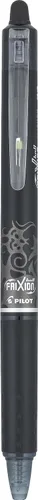 Miniatura 2 de Pilot FriXion Clicker - Bolígrafos de gel retráctiles borrables, 0.7 mm, punta fina (paquete de 6, negro/azul)