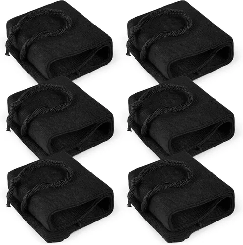 Miniatura 2 de GUGULUZA Calcetines extra gruesos para pistolas, calcetín de pistola para pistola, paquete de 4/5/6 fundas de pistola tratadas de silicona de punto