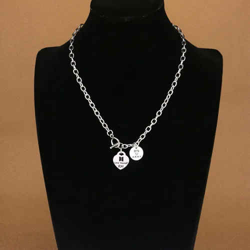 Miniatura 2 de ARETIS Kpop Bangtan - Collar para niños Be the best J-HOPE JIMIN JIN JK RM SUGA V Collar Bangtan Boys Lover Jewelry Gift for Bangtan Boys Fans