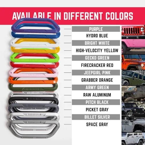Miniatura 8 de GPCA GP BackGrip Lite - Asa para reposacabezas para automóviles, Jeeps, camiones y más, asas de agarre para asiento trasero y empuñaduras, Rojo