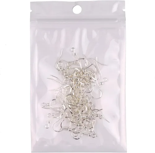 Miniatura 7 de Ganchos para aretes de plata de ley 925, 50 piezas, suministros hipoalergénicos para hacer joyas con anzuelos, alambres de oreja, hallazgos