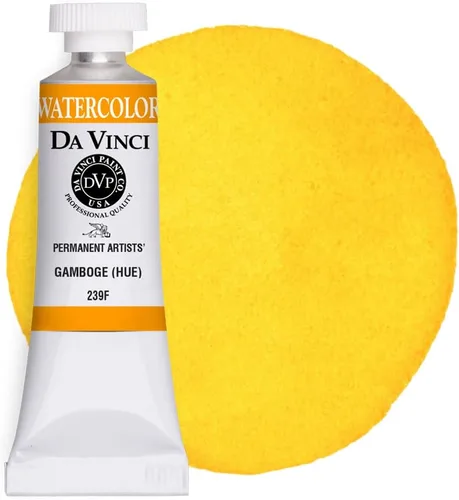 DA VINCI PAINTS Pintura de acuarela para artista profesional, Gamboge (tono), 0.5 fl oz