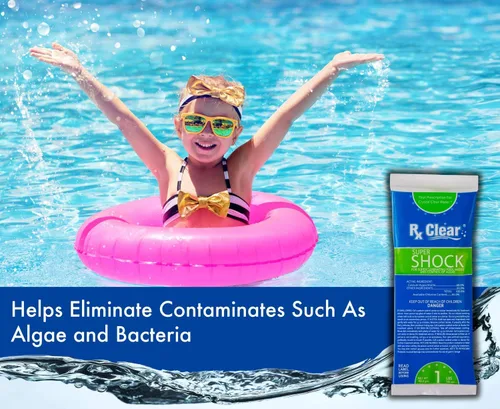 Miniatura 2 de Rx Clear Kit de limpieza de piscina con apertura química de resorte de lujo, para piscinas de hasta 7,500 galones, incluye amortiguador