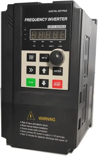 ATO 1hp VFD 110V Entrada 220V Salida trifásica, variador de frecuencia variable VFD, entrada monofásica de 110V, salida monofásica o trifásica de