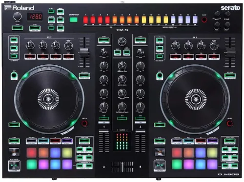 Miniatura 4 de Roland DJ-505 Controlador Serato DJ de dos canales y cuatro cubiertas (DJ-505)