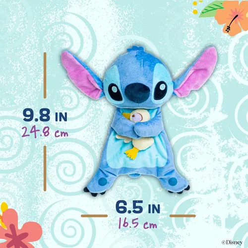 Miniatura 4 de Manta de acurrucarse de Lilo y Stitch de Disney, de Kids Preferred, Azul