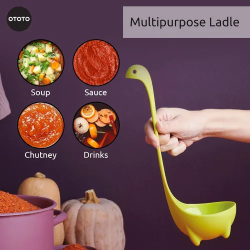 Miniatura 6 de OTOTO El Cazo de Sopa Original Nessie - Divertidos Gadgets de Cocina, Diseño del Lago Ness, Regalos de Cocina para Mamá - Útiles de Cocina Lindos