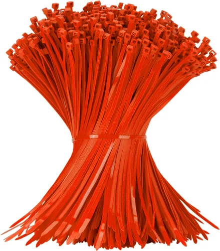 Miniatura 25 de Armpow Brida de cremallera púrpura de 6 pulgadas, 1000 unidades, 18 libras, brida de cremallera pequeña a media, brida de nailon PA66 resistente a