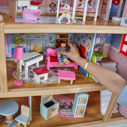 Miniatura 4 de Muñeca Chelsea Cottage con muebles KidKraft