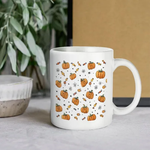 Miniatura 6 de Taza de cerámica de calabaza con telarañas, taza de viaje para papá, regalo único para el día del padre, marido, hombres, él