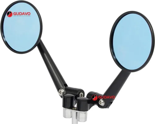 Miniatura 6 de Espejos retrovisores redondos CNC M8 M10 para motocicleta, espejos de aluminio completos compatibles con APRILIA dorsoduro caponord shiver tuono rs