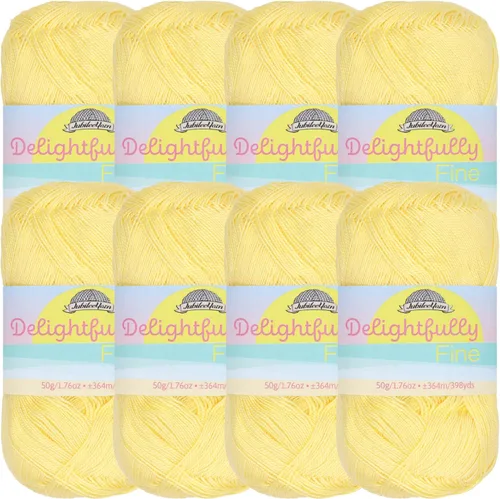 Miniatura 69 de JubileeYarn - Ovillo de hilo deliciosamente fino, 1.76 oz/madeja de rayón de bambú, color rosa polvo, 4 madejas