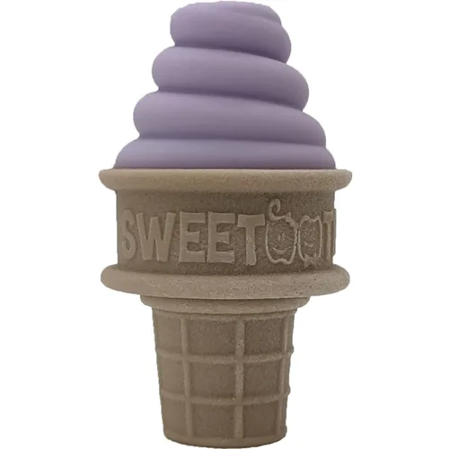 Miniatura 4 de SweeTooth Mordedor de bebé en forma de cono de helado - Naranja adorable Yummy Yellow (amarillo)