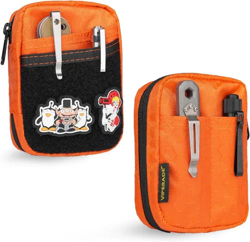 Miniatura 10 de VIPERADE VE31 Bolsa pequeña EDC, organizador de bolsillo para hombres, pequeño organizador multiherramienta EDC para Negro