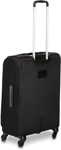 Miniatura 3 de Tienda Basics Maleta de equipaje giratoria de mano Softside con ruedas, Negro, Juego de 3 piezas (21"25"30")