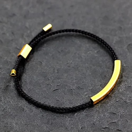 Miniatura 9 de Uloveido Pulseras de cuerda grabadas personalizadas, pulsera de barra fina de acero inoxidable a juego para mujeres y niñas, pulseras de cuerda