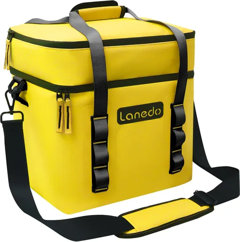 Miniatura 9 de Lisa - Hielera suave para 20/36 latas, bolsa aislada portátil para almuerzo, playa, bebida, bebidas, viajes, campamento, picnic, automóvil, viajes