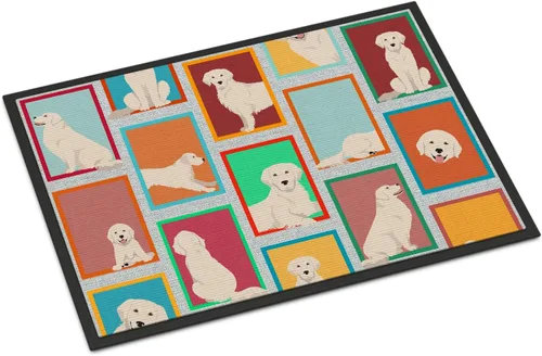 Miniatura 28 de Caroline's Treasures MLM1149MAT - Felpudo rojo Border Collie de 18 x 27 pulgadas, para interiores y exteriores, para entrada, antideslizante, Border