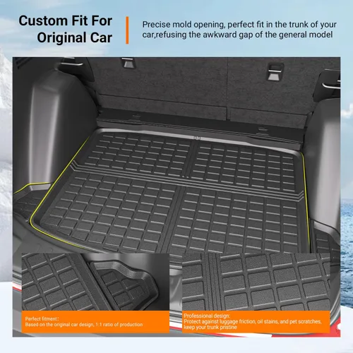 Miniatura 2 de Alfombrilla de maletero powoq Compatible con Honda CRV 2017-2022, alfombrilla de carga para todo clima, reemplazo para accesorios Honda CRV