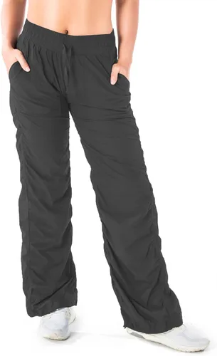 Yogipace Pantalones de estudio de baile ligeros resistentes a las arrugas para mujer de 25283134 pulgadas