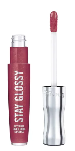 Miniatura 43 de Rimmel Stay Glossy Brillo de labios - Fórmula ligera y no pegajosa para color y brillo de labios - 130 Blushing Belgraves,.18oz Belgraves sonrojados