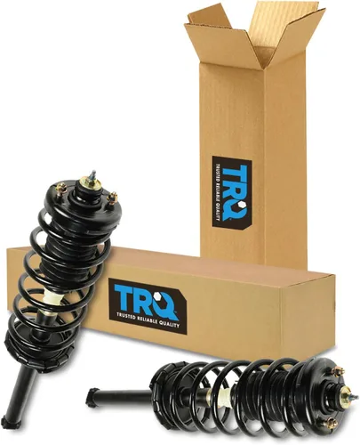 Miniatura 150 de TRQ Conjunto de Amortiguador y Resorte Delantero Cargado con Resorte Helicoidal Pre-ensamblado Compatible con Jeep Cherokee Limited AWD 14-22 Sin