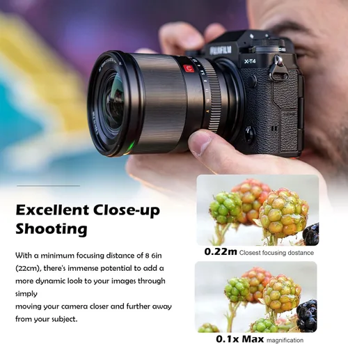 Miniatura 5 de Viltrox AF 0.512 in F1.4 APS-C lente para Sony E-Mount, lente ultra gran angular Prime para cámaras Sony E-Mount a9 a7RIV a7IV a7RIII a7SIII a7II