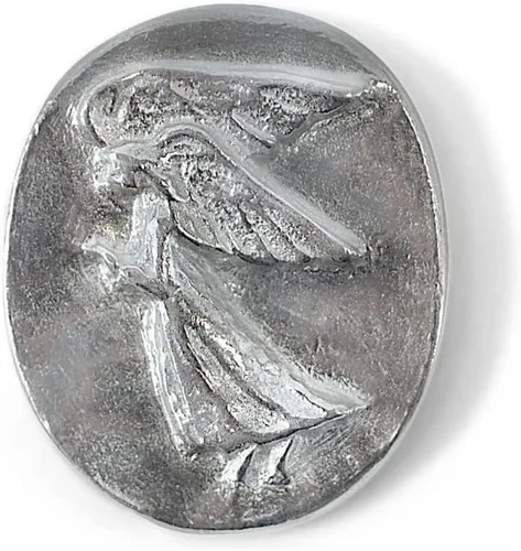 Miniatura 5 de Earth Therapy - Paquete de 5 monedas de ángel de la guarda de bolsillo con tarjetas de oración de serenidad - Dije de ficha para cartera o automóvil